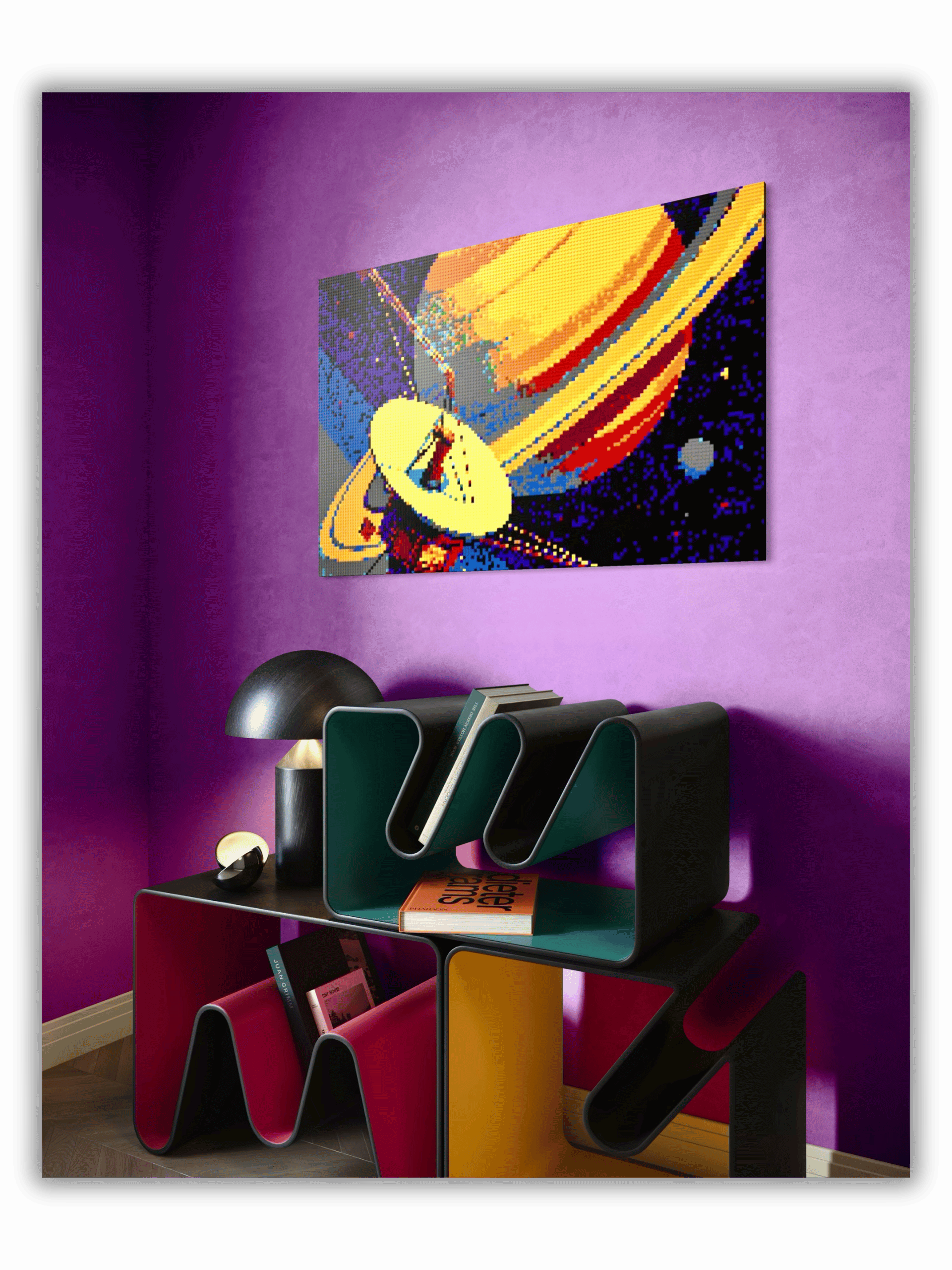 Pioneer 11 150x100 stds LEGO True Colors Mosaic - Room angle-view